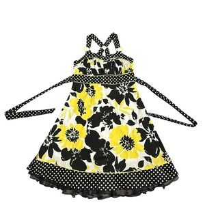 My Michelle floral crisscross back dress‎ size 16 girl